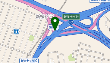 横浜新道 藤塚 上り 出口2の地図画像