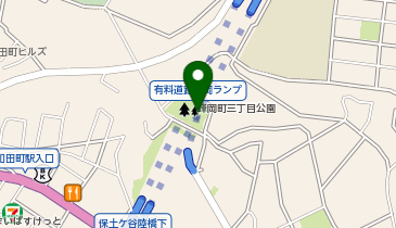 横浜新道 峰岡 下り 出口の地図画像