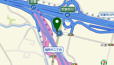 京葉道路 京葉市川IC 上り 入口2の地図画像
