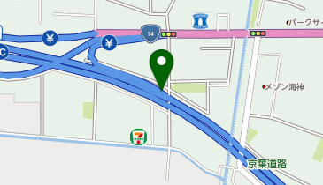 京葉道路 船橋IC 下り 入口の地図画像
