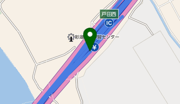 東京外環自動車道 戸田西IC 内回り 入口の地図画像