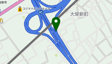 関越自動車道 川越IC 上り 入口の地図画像