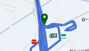 関越自動車道 三芳スマートIC 上り 出口の地図画像