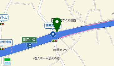 東京外環自動車道 川口中央IC 外回り 入口の地図画像