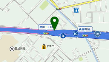 東京外環自動車道 草加IC 外回り 出口の地図画像