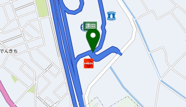 東北自動車道 蓮田スマートIC 上り 出口の地図画像