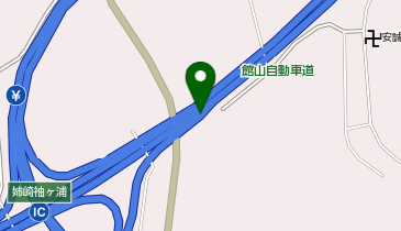 館山自動車道 姉崎袖ヶ浦IC 下り 出口の地図画像
