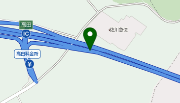 千葉東金道路 高田IC 上り 出口の地図画像