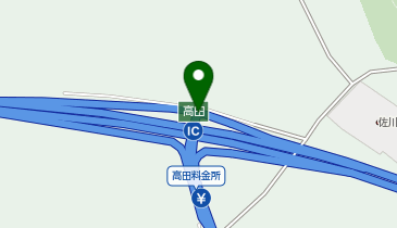 千葉東金道路 高田IC 下り 入口の地図画像