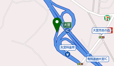 千葉東金道路 大宮IC 上り 入口の地図画像