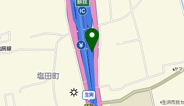 館山自動車道 蘇我IC 下り 入口の地図画像