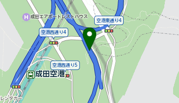 新空港自動車道 新空港IC 下り 出口4の地図画像