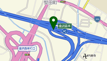 北陸自動車道 金沢森本IC 上り 入口」(金沢市-高速インターチェンジ