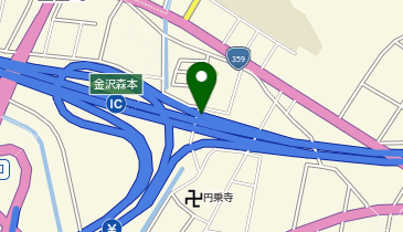 北陸自動車道 金沢森本IC 下り 入口」(金沢市-高速