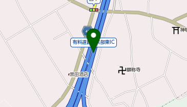 能越自動車道 小矢部東IC 上り 出口の地図画像