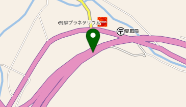 高山清見道路 飛騨清見IC 下り 出口の地図画像