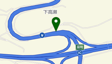 上信越自動車道 富岡IC 上り 入口の地図画像