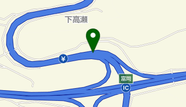 上信越自動車道 富岡IC 下り 入口の地図画像