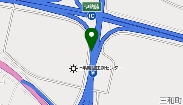 北関東自動車道 伊勢崎IC 西行き 入口の地図画像