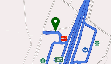 常磐自動車道 友部SAスマートIC 下り 入口の地図画像