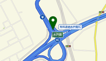 北関東自動車道 水戸南IC 西行き 入口の地図画像