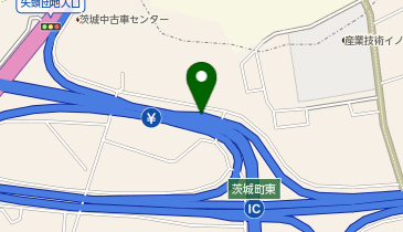 北関東自動車道 茨城町東IC 東行き 入口の地図画像