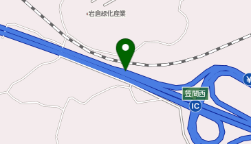 北関東自動車道 笠間西IC 東行き 出口の地図画像