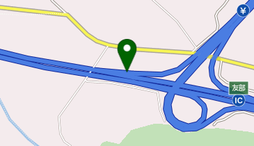 北関東自動車道 友部IC 東行き 出口の地図画像