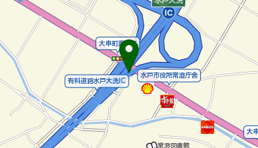 東水戸道路 水戸大洗IC 上り 入口の地図画像