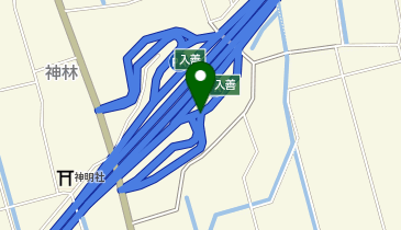 北陸自動車道 入善スマートIC 上り 出口の地図画像