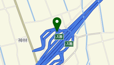 北陸自動車道 入善スマートIC 下り 出口の地図画像