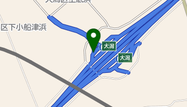 北陸自動車道 大潟スマートIC 下り 出口の地図画像
