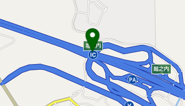 関越自動車道 堀之内IC 上り 出口の地図画像
