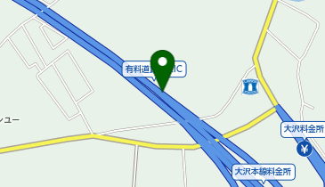 日光宇都宮道路 大沢IC 上り 出口の地図画像