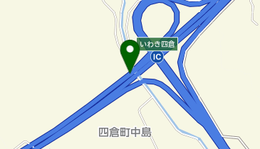 常磐自動車道 いわき四倉IC 下り 出口の地図画像