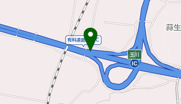 福島空港・あぶくま南道路 玉川IC 下り 出口の地図画像