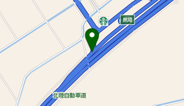 北陸自動車道 黒埼スマートIC 下り 出口の地図画像