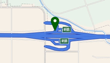 磐越自動車道 新鶴スマートIC 上り 出口の地図画像