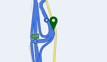 磐越自動車道 三川IC 上り 入口の地図画像
