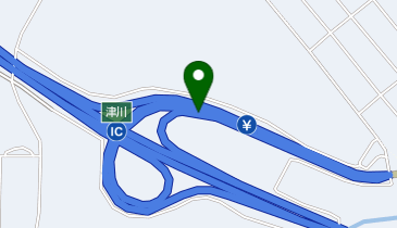 磐越自動車道 津川IC 上り 入口の地図画像