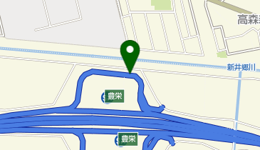 日本海東北自動車道 豊栄スマートIC 下り 出口の地図画像