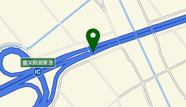 日本海東北自動車道 豊栄新潟東港IC 上り 出口の地図画像