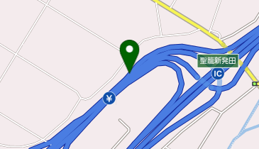 日本海東北自動車道 聖籠新発田IC 下り 入口の地図画像