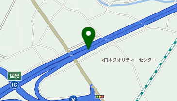 東北自動車道 国見IC 上り 出口の地図画像