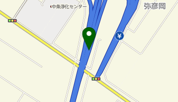 日本海東北自動車道 中条IC 上り 入口の地図画像