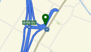 山形自動車道 庄内あさひIC 上り 入口の地図画像