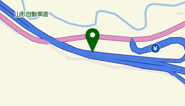 山形自動車道 笹谷IC 上り 出口の地図画像