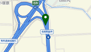 仙台東部道路 名取IC 上り 入口の地図画像