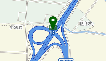 仙台東部道路 名取IC 下り 入口の地図画像