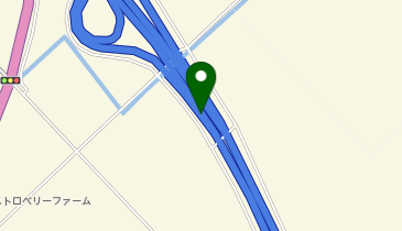 山形自動車道 寒河江IC 下り 出口の地図画像